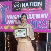 Neha Bansal  Bollywood Actress Honoured With Vasai Gaurav Award