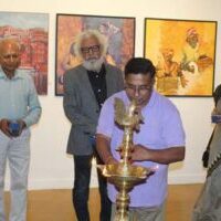EXPOPEDIA Presents AMALGAMATION -13 An Exhibition Of Paintings & Sculptures By 35 Contemporary, Renowned Artists In Visual Arts Gallery