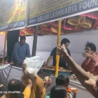Aslam Lashkaria Foundation Organized A Grand Feast, Serving Lakhs Of Devotees In Versova