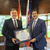 H.E. Robert Maxian, Ambassador of Slovakia to India, Presented Patronship of Indo-Slovakia Film and Cultural Forum
