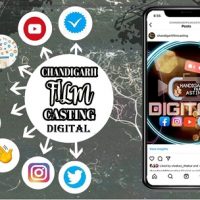 BLUE TICK EXPERT OWNER OF CHANDIGARH FILM CASTING SHOWING TALENT IN GET ASPIRING MODEL BLUE TICK