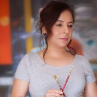 Semi abstract artist Sangeeta Babani’s Exhibition  FAIRY TALES  at Jehangir Art Gallery paints a bright picture of the bustling world