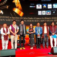 Mrs D Ledia Awomi from Nagaland received Woman Entrepreneur of the year 2021