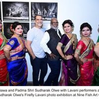 Vidya Balan inaugurates Padma Shri Sudharak Olwe’s Firefly Lavani photo exhibition at Nine Fish Art Gallery