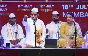 राहुल देशपांडे यांच्या ‘अभंगवारी’ने शन्मुखानंद सभागृह भक्तिरसात न्हाऊन निघाले
